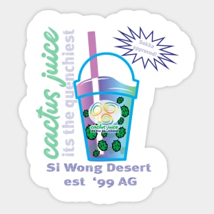 Cactus Juice Sticker